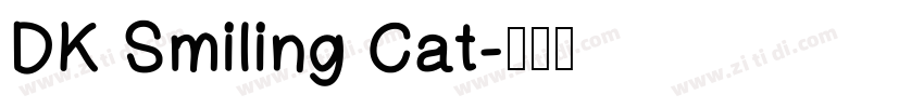 DK Smiling Cat字体转换